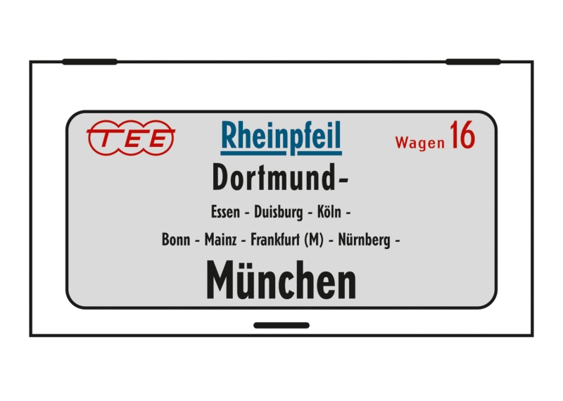 T15368 Rheinpfeil-Wagenset DB