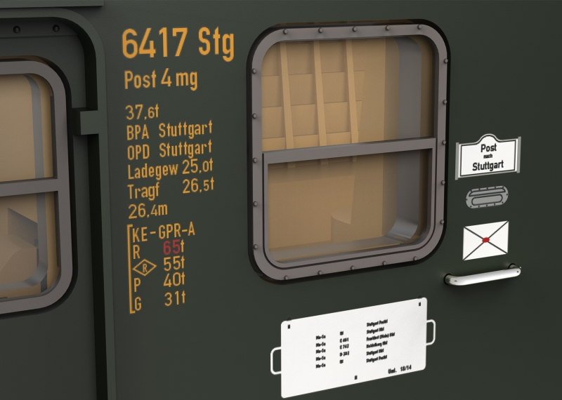 T18660 Postwagen DBP